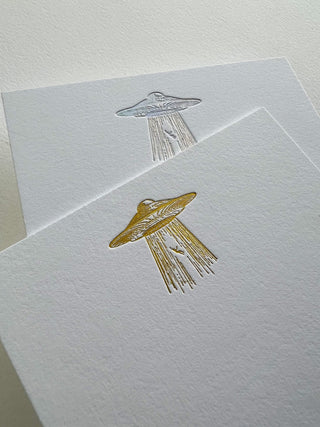 Holographic Abduction Notecard Set