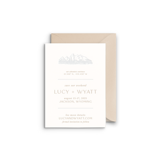 (New Wyoming) Wedding Save-the-Date